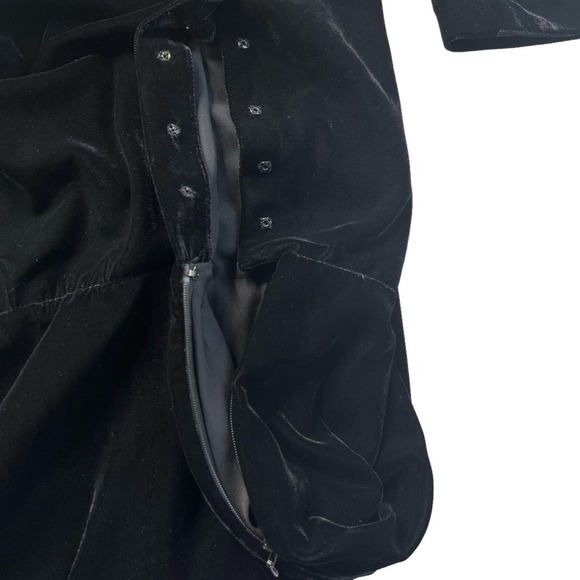 New Women’s Theory Velvet Off-The-Shoulder Dress Size 0 - Picture 6 of 10